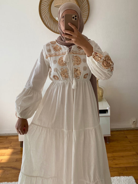 Robe Hanissa Blanche